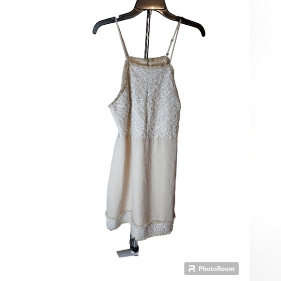 Miss Me Sweet Innocence Dress Cream Dress Large - Picture 13 of 15